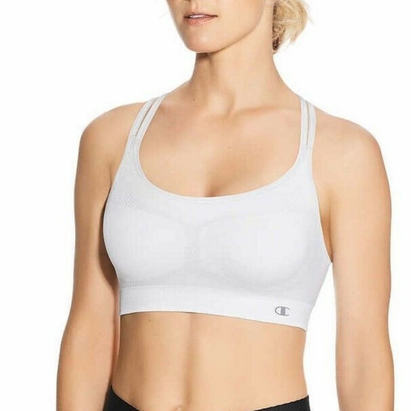 Seamless Bra Champion 2 PK white/Blue - Picture 2 of 7